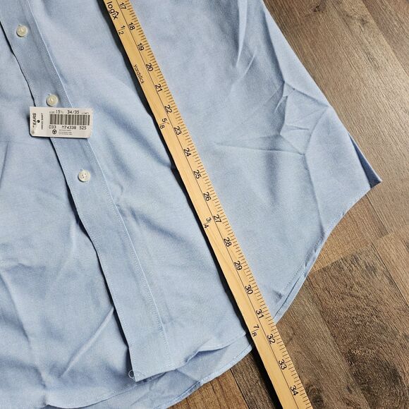 Vintage New with Tag David Taylor Collection men’s button-up shirt Size 15.5 - Picture 7 of 8